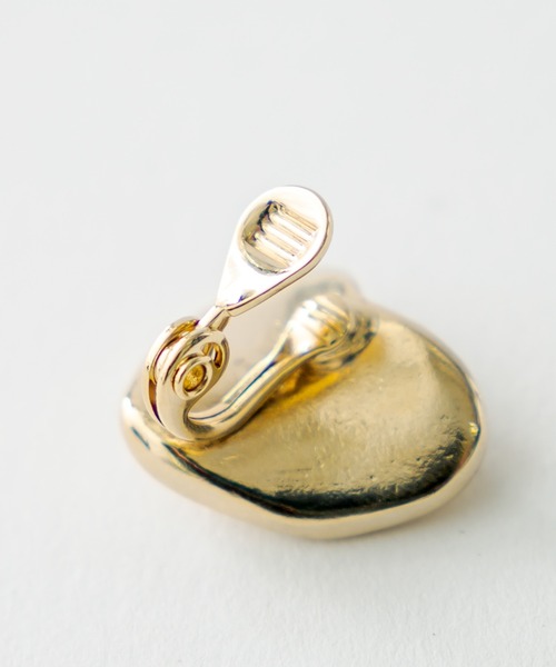 mystic（ミスティック）の「[eau un bijou]  heart (earring)（イヤリング・レディース・シルバー/ゴールド・ONE SIZE）」の5枚目の写真