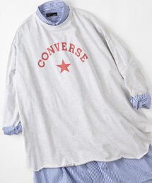 CONVERSE（コンバース）の「【CONVERSE/コンバース】ビッグシルエット ポンチョカットソー/ ロンT（Tシャツ/カットソー）」