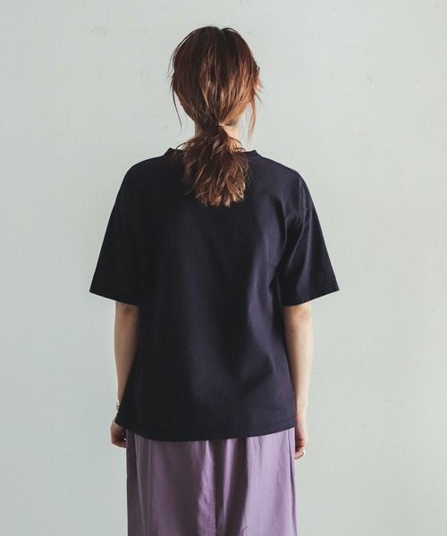 「FIL DE FER」 半袖Tシャツ FREE グリーン レディース FIL DE FER｜フィルデフェールのTシャツ/カットソー（グリーン