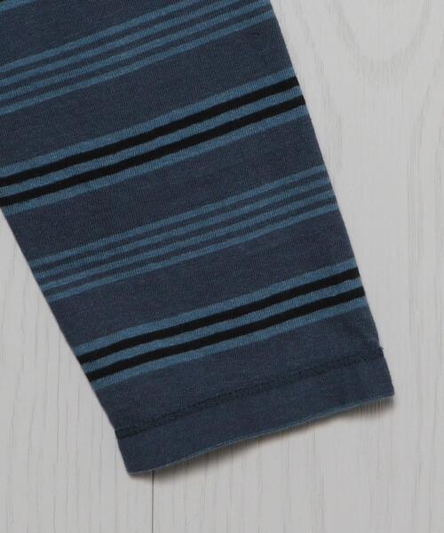 UNUSED(アンユーズド)の「<UNUSED>MALTI BORDER LONG SLEEVE T-SHIRT/Tシャツ.(Tシャツ/カットソー・メンズ・ネイビー/ライトブルー・3/2/4)」の5枚目の写真