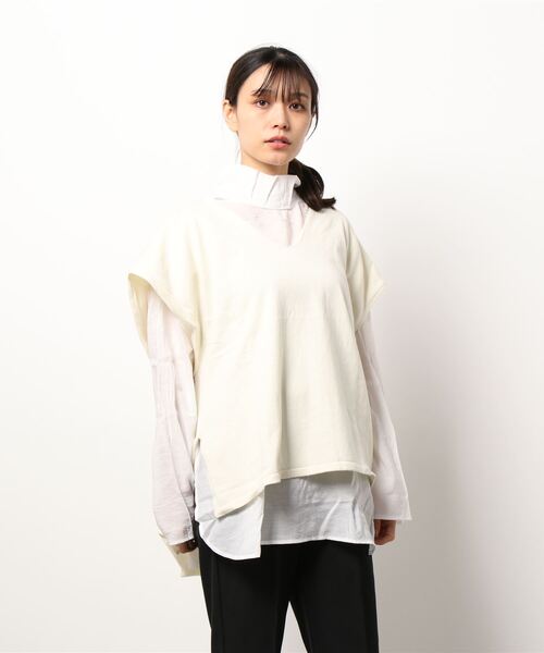 ⭐︎ヒロ⭐︎新品⭐︎ビアズリー⭐︎Vネックニットベスト⭐︎ブラック⭐︎ BEARDSLEY（ビアズリー）の「《ビアズリー》Vネックニットベスト