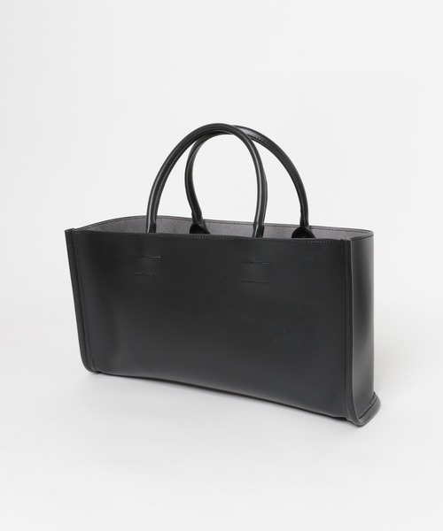 KBF(ケイビーエフ)の「ポーチ付きスクエアキューブハンドBAG(ハンドバッグ・レディース・ブラック/カーキ/キャメル・ONE)」の11枚目の写真