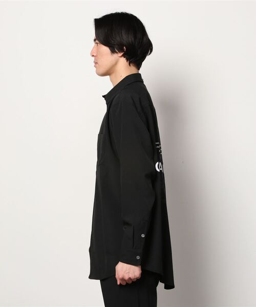 A4A（エーフォーエー）の「A4A（エーフォーエー）GRAPHIC LSH グラフィック ロングスリーブシャツ（シャツ/ブラウス・メンズ・ホワイト/ブラック/グリーン・FREE）」の5枚目の写真