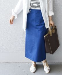 SHIPS any | SHIPS any:〈ウォッシャブル〉フロントボタン タイト スカート◇(スカート)