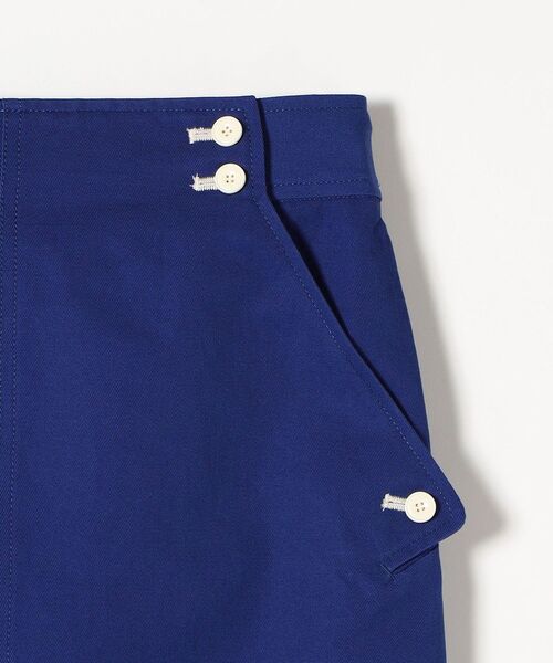 SHIPS any（シップス エニィ）の「SHIPS any:〈ウォッシャブル〉フロントボタン タイト スカート◇（スカート・レディース・カーキ/ブルー・38/36）」の7枚目の写真