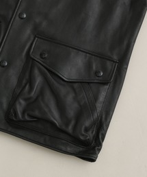 NANO universe（ナノユニバース）の「Schott/別注 LAMB LEATHER VEST 
