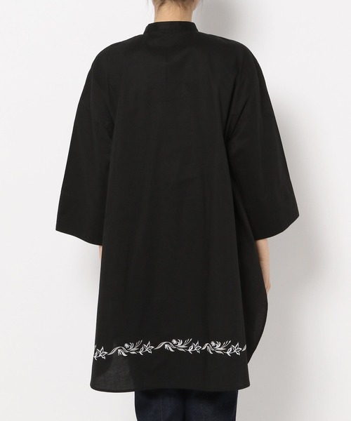PAGEBOY(ページボーイ)の「エンブロイダリーワンピース(チュニック・レディース・オフホワイト/ブラック・FREE)」の11枚目の写真