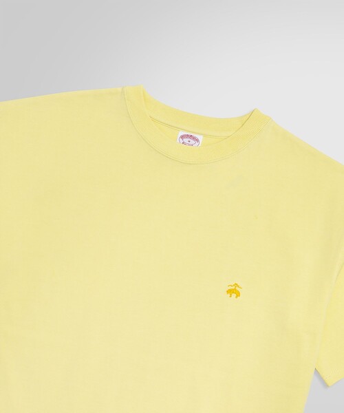 BROOKS BROTHERS（ブルックスブラザーズ）の「GF コットンジャージー ヘビーウェイト Ｔシャツ（Tシャツ/カットソー・メンズ・ホワイト/ブラック/ネイビー/ライトブルー/イエロー/ブラウン・SMALL/MEDIUM/LARGE/X-LARGE）」の12枚目の写真