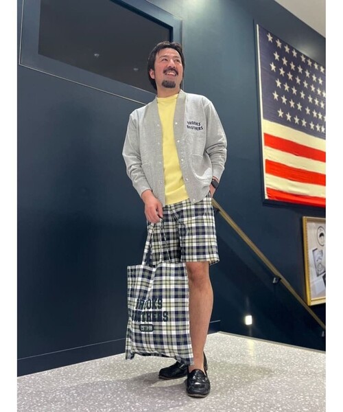 BROOKS BROTHERS（ブルックスブラザーズ）の「GF コットンジャージー ヘビーウェイト Ｔシャツ（Tシャツ/カットソー・メンズ・ホワイト/ブラック/ネイビー/ライトブルー/イエロー/ブラウン・SMALL/MEDIUM/LARGE/X-LARGE）」の13枚目の写真