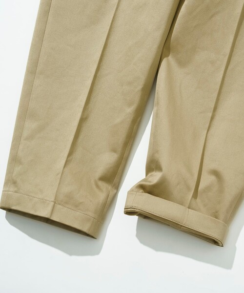 Firsthand（ファーストハンド）の「Firsthand/ファーストハンド squeak squeak PANT / ワイドテーパードパンツ / セットアップ対応（その他パンツ・メンズ・ブラック/ベージュ・S/M/L）」の4枚目の写真