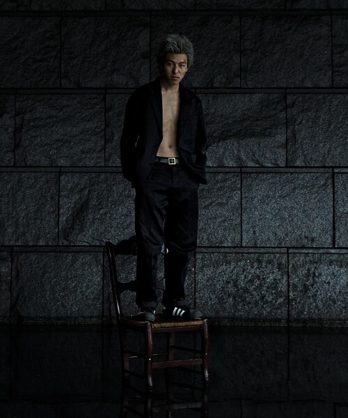 Firsthand（ファーストハンド）の「Firsthand/ファーストハンド squeak squeak PANT / ワイドテーパードパンツ / セットアップ対応（その他パンツ・メンズ・ブラック/ベージュ・S/M/L）」の19枚目の写真