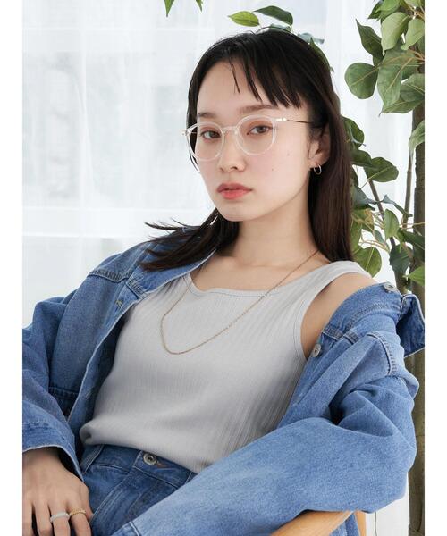 earth music&ecology（アースミュージックアンドエコロジー）の「ランダムリブ2wayタンクトップ（タンクトップ・レディース・ライトグレー/ブラック/ライトベージュ/オフホワイト・S/M）」の15枚目の写真