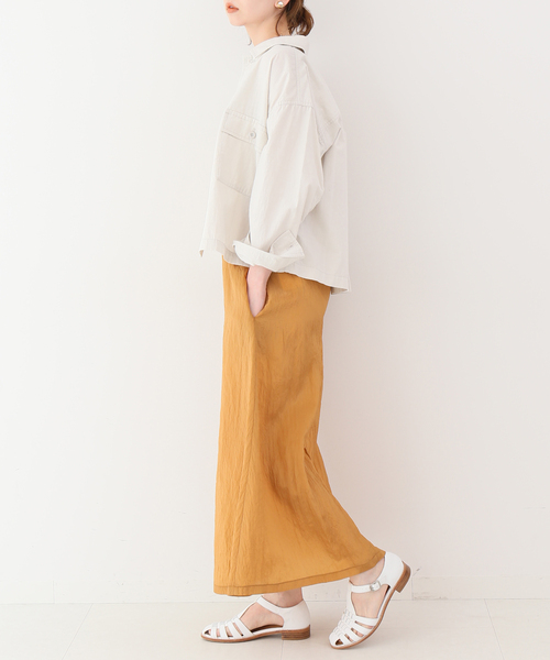 SLOBE IENA(スローブイエナ)の「ヴィンテージブロードミリタリーブルゾン◆(ミリタリージャケット・レディース・ネイビー/ナチュラル・FREE)」の4枚目の写真