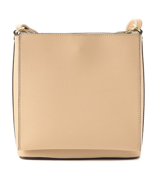 DRESKIP(ドレスキップ)の「◆一枚革風あおりショルダーバッグ(ショルダーバッグ・レディース・ブラック/ベージュ/アイボリー・00)」の4枚目の写真