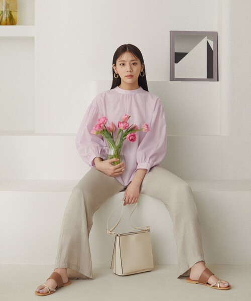 DRESKIP(ドレスキップ)の「◆一枚革風あおりショルダーバッグ(ショルダーバッグ・レディース・ブラック/ベージュ/アイボリー・00)」の15枚目の写真