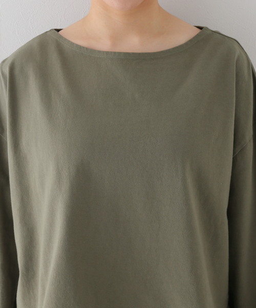 SLOBE IENA(スローブイエナ)の「スリットTシャツ◆(Tシャツ/カットソー・レディース・ピンク/カーキ/ホワイト・FREE)」の16枚目の写真