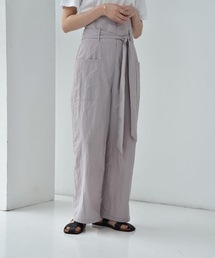 lawgy | high waist ribbon pants(その他パンツ)