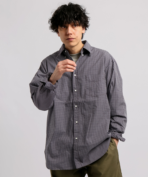 B.C STOCK(ベーセーストック)の「PLAID BIG ボタンダウンシャツ(シャツ/ブラウス・メンズ・ネイビー/ブルー系その他・SMALL/MEDIUM/LARGE)」の6枚目の写真