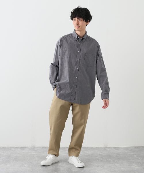B.C STOCK(ベーセーストック)の「PLAID BIG ボタンダウンシャツ(シャツ/ブラウス・メンズ・ネイビー/ブルー系その他・SMALL/MEDIUM/LARGE)」の11枚目の写真