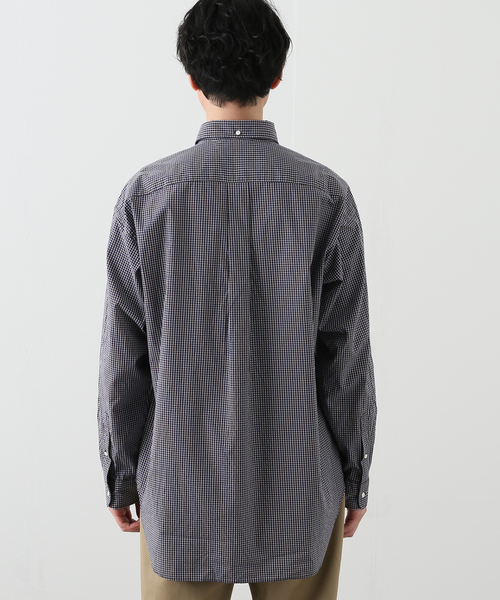B.C STOCK(ベーセーストック)の「PLAID BIG ボタンダウンシャツ(シャツ/ブラウス・メンズ・ネイビー/ブルー系その他・SMALL/MEDIUM/LARGE)」の14枚目の写真