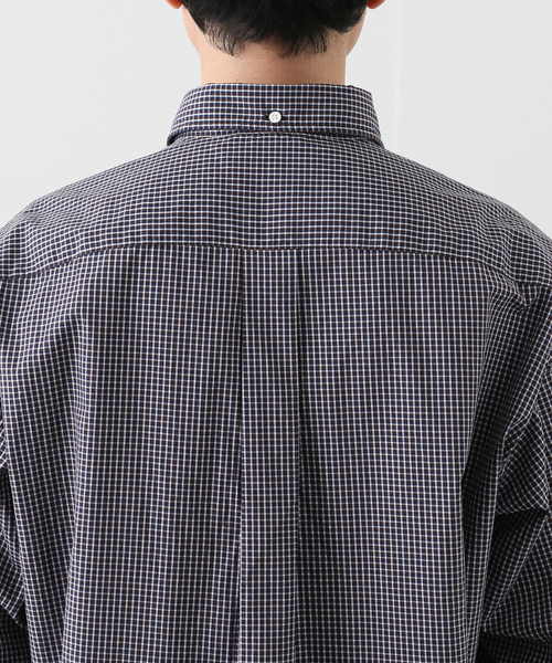 B.C STOCK(ベーセーストック)の「PLAID BIG ボタンダウンシャツ(シャツ/ブラウス・メンズ・ネイビー/ブルー系その他・SMALL/MEDIUM/LARGE)」の16枚目の写真