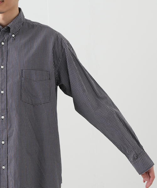 B.C STOCK(ベーセーストック)の「PLAID BIG ボタンダウンシャツ(シャツ/ブラウス・メンズ・ネイビー/ブルー系その他・SMALL/MEDIUM/LARGE)」の17枚目の写真