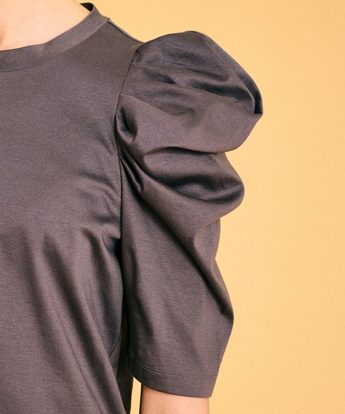 LANVIN en Bleu（ランバンオンブルー）の「スムースタックスリーブカットソー（Tシャツ/カットソー・レディース・ベージュ/グレー/グリーン・38）」の12枚目の写真