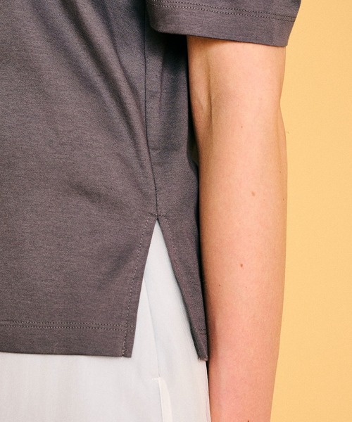 LANVIN en Bleu（ランバンオンブルー）の「スムースタックスリーブカットソー（Tシャツ/カットソー・レディース・ベージュ/グレー/グリーン・38）」の11枚目の写真