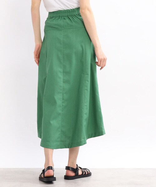 SHOO・LA・RUE（シューラルー）の「◆前ボタン切り替えAラインスカート（スカート・レディース・チャコールグレー/グリーン/ピンク系・02/03/04）」の18枚目の写真