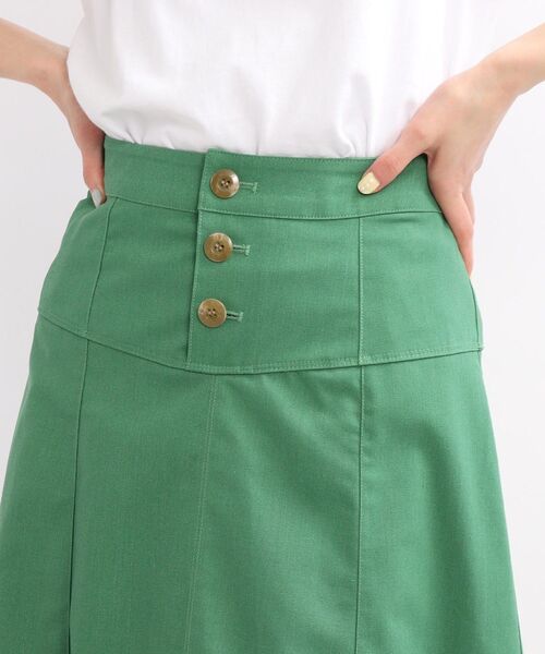 SHOO・LA・RUE（シューラルー）の「◆前ボタン切り替えAラインスカート（スカート・レディース・チャコールグレー/グリーン/ピンク系・02/03/04）」の15枚目の写真