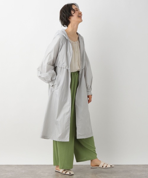 LEPSIM（レプシィム）の「2WAYギャザーブラウス　273844（シャツ/ブラウス・レディース・カーキ/ライトピンク/オフホワイト/ネイビー・FREE）」の14枚目の写真