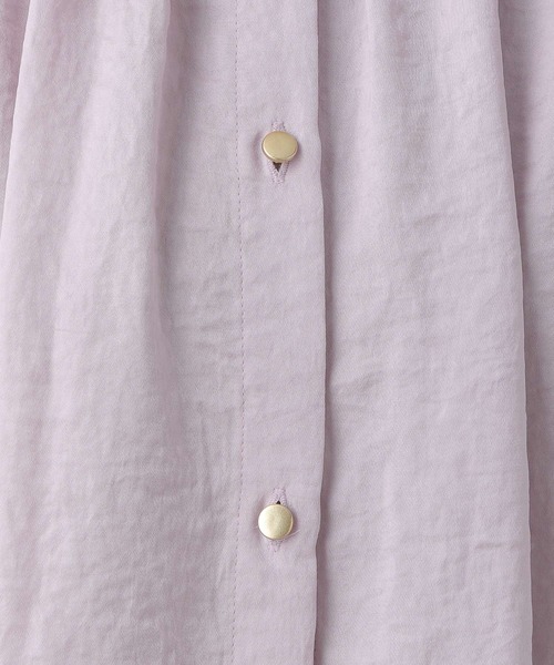 LEPSIM（レプシィム）の「2WAYギャザーブラウス　273844（シャツ/ブラウス・レディース・カーキ/ライトピンク/オフホワイト/ネイビー・FREE）」の16枚目の写真