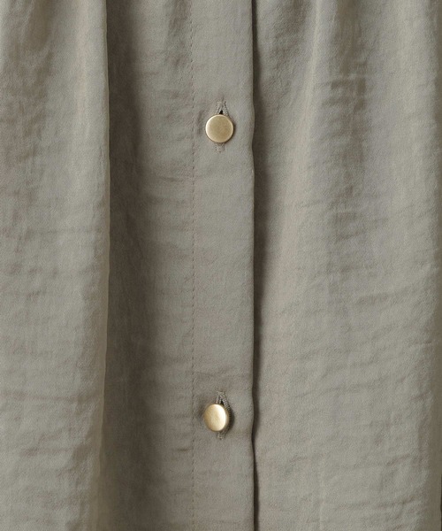 LEPSIM（レプシィム）の「2WAYギャザーブラウス　273844（シャツ/ブラウス・レディース・カーキ/ライトピンク/オフホワイト/ネイビー・FREE）」の10枚目の写真