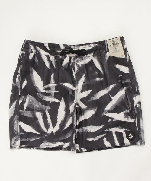 VOLCOM(ボルコム)の「ECHO LEAF STONEY TRUNK 17(水着・メンズ・ブラック/ネイビー・MEDIUM/LARGE)」の2枚目の写真