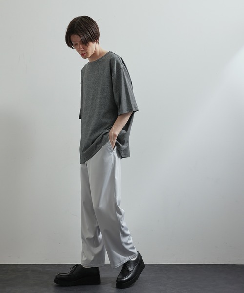 JUNRED（ジュンレッド）の「ノータックワイドストレートパンツ（その他パンツ・メンズ・ベージュ系その他/グリーン/ライトグレー・S/L/M）」の20枚目の写真