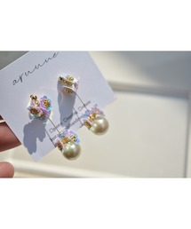 【aruune】flower×pearl/ピアス(MA)