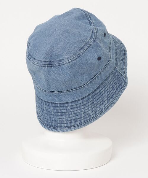 atmos pink（アトモスピンク）の「atmos pink デニム バケットハット（ハット・メンズ・ライトブルー/ブルー・FREE）」の5枚目の写真