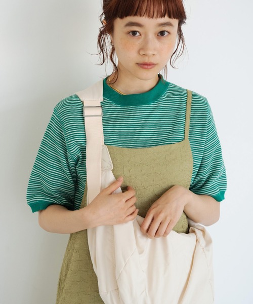 Crisp（クリスプ）の「クリンクルキャミワンピース（ワンピース・レディース・オレンジ/グリーン/アイボリー・FREE）」の18枚目の写真