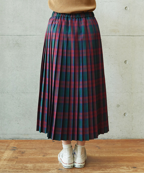 PAR ICI(パーリッシィ)の「チェックプリーツスカート(スカート・レディース・レッド/グリーン/グレー・FREE)」の11枚目の写真