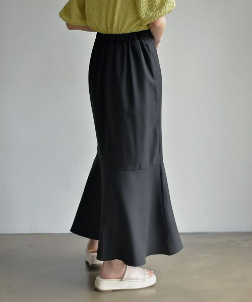 RETRO GIRL(レトロガール)の「ギャザーマーメイドSK(スカート・レディース・ライトグレー/ブラック/オレンジ・FREE)」の10枚目の写真