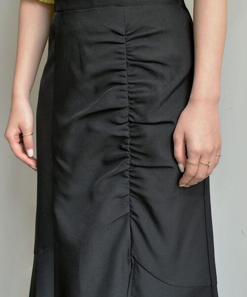 RETRO GIRL(レトロガール)の「ギャザーマーメイドSK(スカート・レディース・ライトグレー/ブラック/オレンジ・FREE)」の12枚目の写真