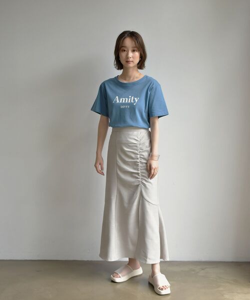 RETRO GIRL(レトロガール)の「ギャザーマーメイドSK(スカート・レディース・ライトグレー/ブラック/オレンジ・FREE)」の16枚目の写真