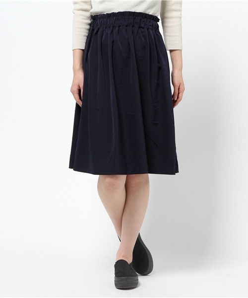 mystic（ミスティック）の「ギャザースカート（スカート・レディース・オフホワイト/ネイビー/オレンジ/ブラック・ﾌﾘ-）」の3枚目の写真