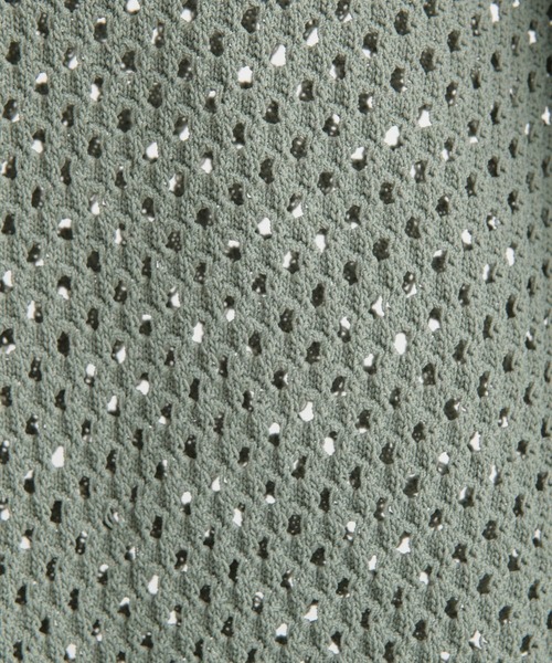 Andemiu（アンデミュウ）の「メッシュカーディガン347395（カーディガン/ボレロ・レディース・ブラック/ベージュ/グリーン・FREE）」の8枚目の写真