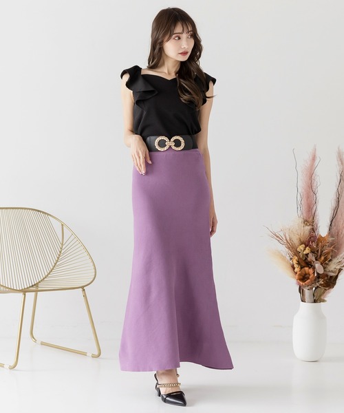 Julia Boutique（ジュリアブティック）の「ツイストリングゴムベルト/22181（ベルト・レディース・ゴールド・ONE）」の4枚目の写真