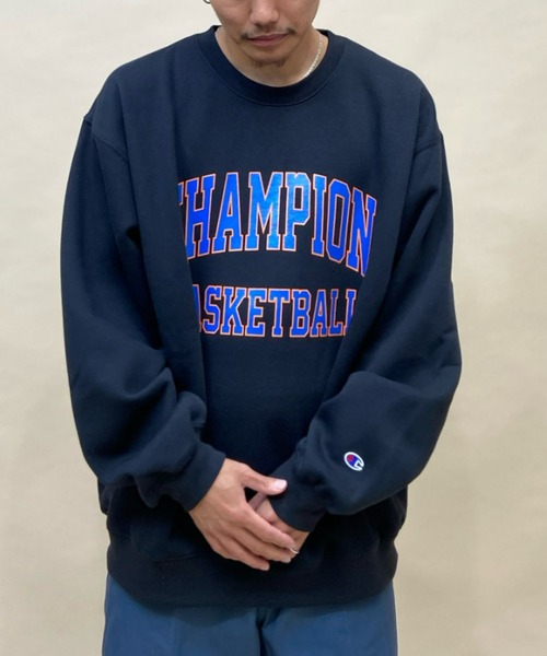 セール】CHAMPION/チャンピオン オーバーサイズ カレッジロゴ
