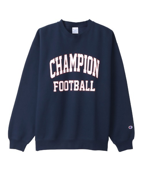 セール】CHAMPION/チャンピオン オーバーサイズ カレッジロゴ クルー