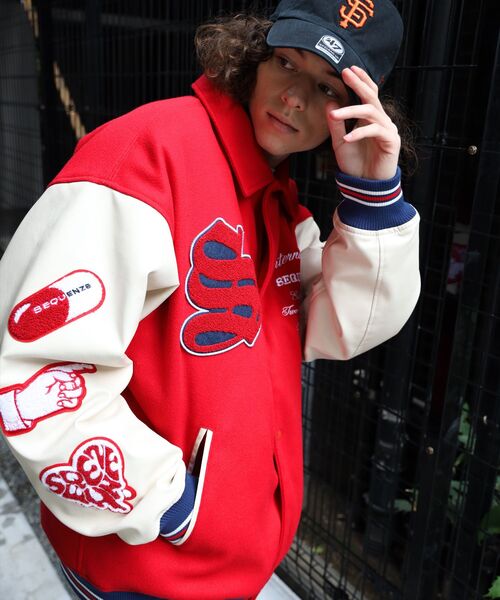 SEQUENZ（シークエンズ）の「【SEQUENZ】POP MOTIF STADIUM JACKET
