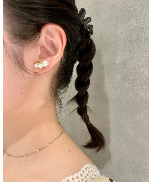 flower（フラワー）の「フローパールイヤリング（イヤリング・レディース・ゴールド・FREE）」の7枚目の写真