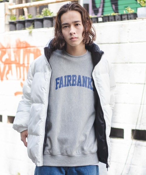 セール】WEGO/リバーシブルエコダウンジャケット（ダウンジャケット